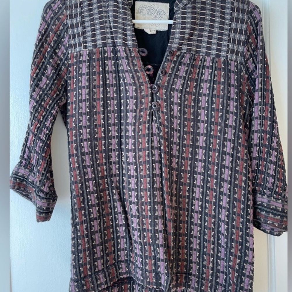 Ace & Jig 3/4 sleeve blouse